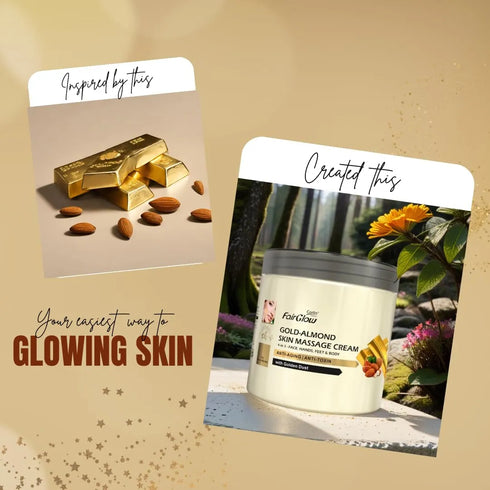 Corlin FairGlow Gold Almond Skin Massage Cream
