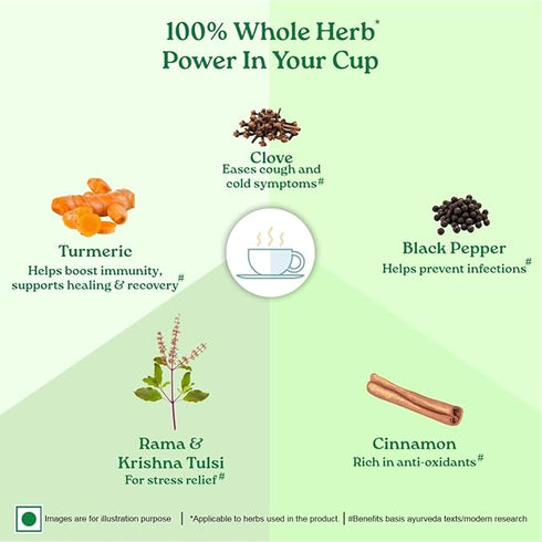 Organic India Tulsi Ginger Turmeric Tea Bags