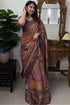 Vasthrlay Cotton Unstitched Lavender Ethnic Wear