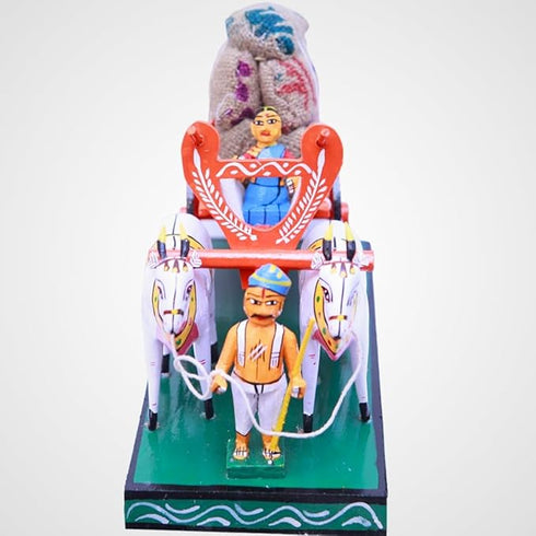 Kondapalli Bullock Cart | Farmer Couple