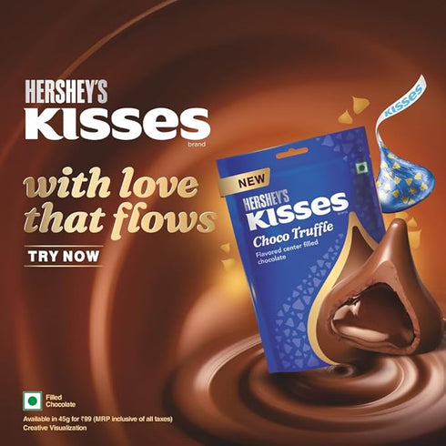 Hershey's Kisses Choco Truffle Assorted Chocolate Pack 45g