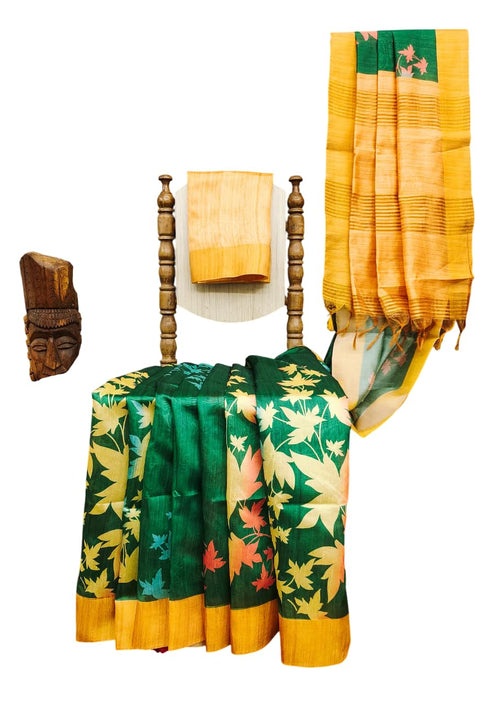 Vasthrlay Saree Extraordinary Kalamkari Floral Print
