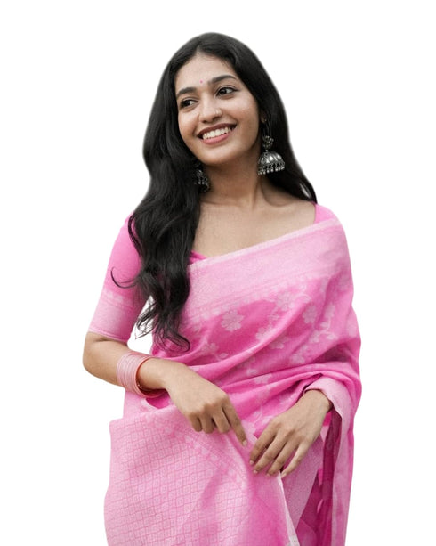 Vasthrlay Lavender Kanjivaram Saree