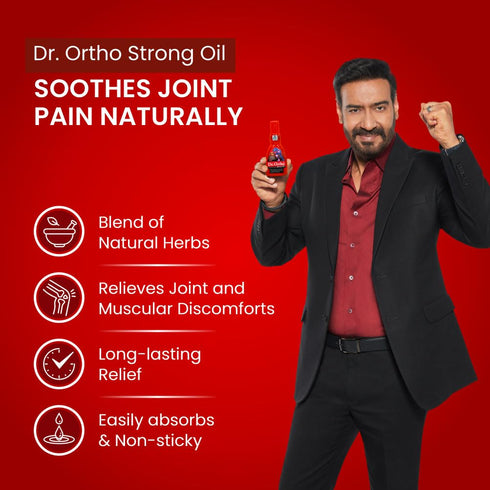 Dr.Ortho Ayurvedic Strong Oil 120Ml - For Joints Pain