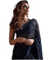 VasthrlaySequence Georgette Black Free Ethnic Wear