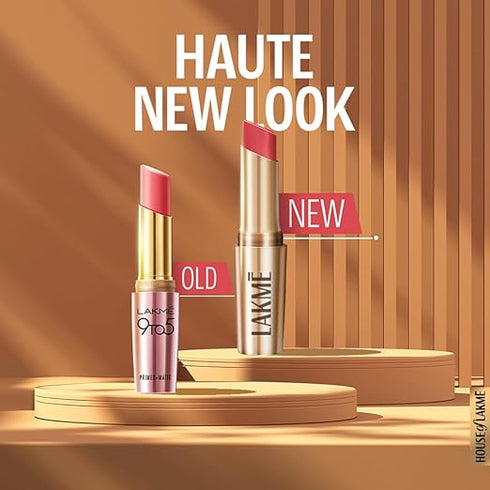 Lakme 9TO5 Primer + Matte Lip Color MR2 Red Coat Red Coat