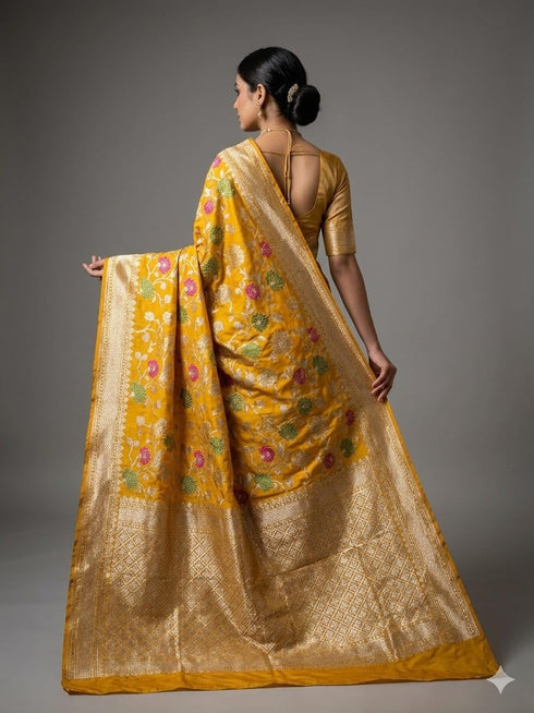 Vasthrlay Meenakari Banarasi Multicolour