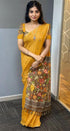 Vasthrlay Traditional Cotton Linen Mustard Festival