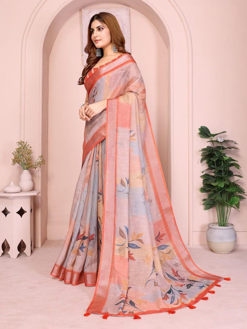 Vasthrlay Banarasi Traditional Unstitched Saree