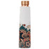 Pure Copper Floral Print Bottle 900 ml