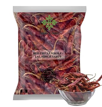 Herbs and Crops Select Red Chilly Whole