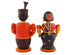 Anuradha Wooden Bride and Groom Showpiece Dolls