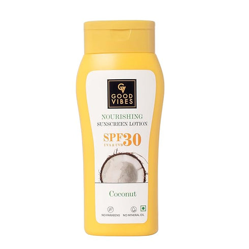 Good Vibes Coconut Nourishing Sunscreen Lotion SPF 30