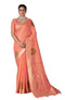 Vasthrlay Exquisite Traditional Intricate Gold Tone Saree