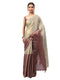 Vasthrlay Maroon Womens Ready To Wear One Minute Polyester Erode Zari Saree
