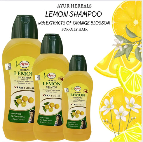 Ayur Herbal Lemon Shampoo - 500 ml
