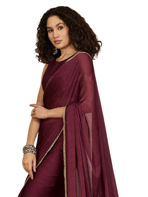 Vasthrlay Georgette Black Saree
