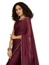 Vasthrlay Georgette Black Saree