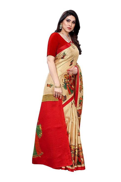 Vasthrlay Printed Rajarani Chicku Free Ethnic Wear