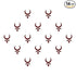 Comet Busters® Moon Bindis – 8mm Designer Maroon Bindi