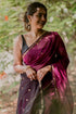 Vasthrlay Banarasi Unstitched Saree