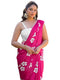 Vasthrlay Chinnon Printed Olive Saree
