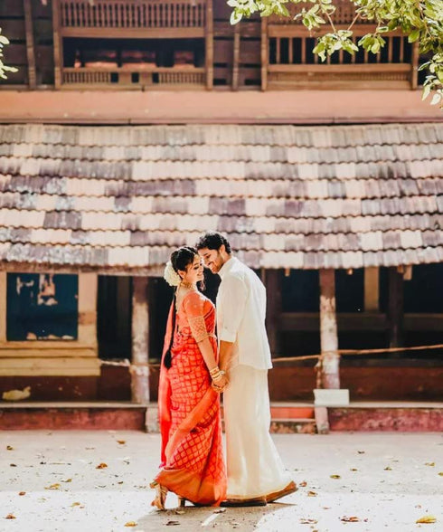 Vasthrlay Banarasi Border Saree