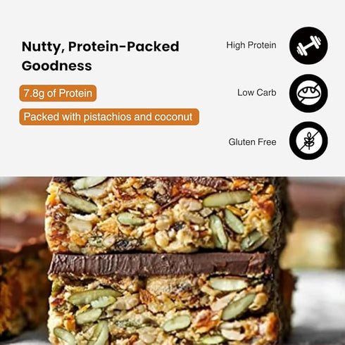 Kilobeaters Pistachio | Coconut Protein Whey Bars