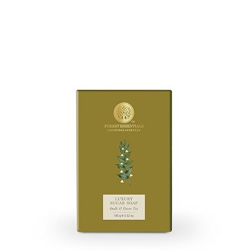Forest Essentials Luxury Sugar Soap Oudh & Green Tea
