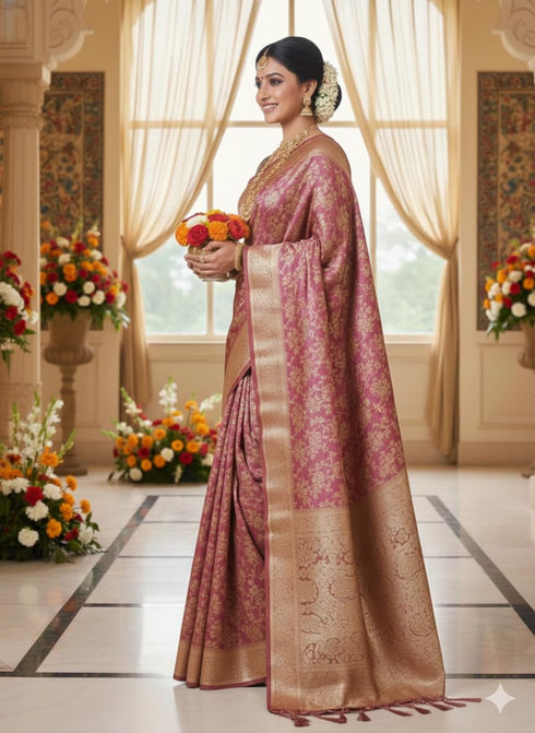 Vasthrlay Banarasi Traditional Unstitched Traditional