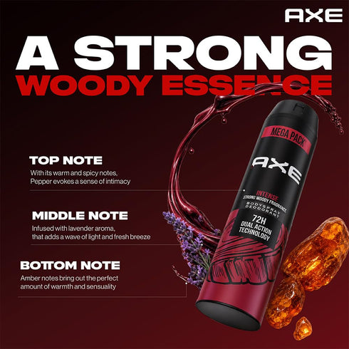 Axe Intense Long Lasting Deodorant Bodyspray For Men 215 Ml