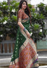 Vasthrlay Orange Kanjivaram Saree