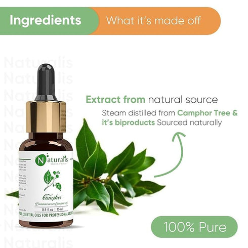 Naturalis Essence of Nature Camphor Essential Oil