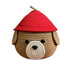 Multi-Purpose Cute Jute Basket with Lid Storage Baskets