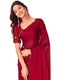 Vasthrlay Georgette Sequins Red Saree