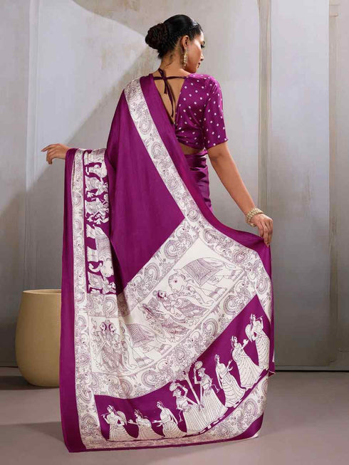 Vasthrlay Modal Kalamkari Designer Beautiful Blouse