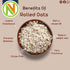 NatureVit Rolled Oats | Gluten-Free| High-Fiber| Protein-Rich Wholegrain Breakfast