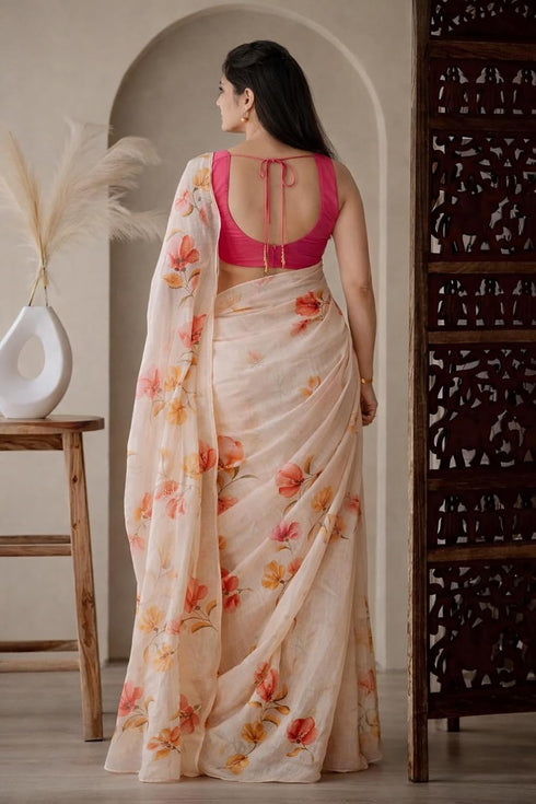 Vasthrlay Elegant Floral Lightweight Printed