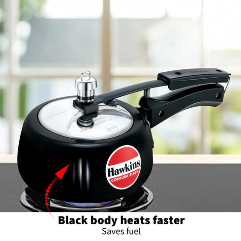 Hawkins Contura Black Pressure Cooker