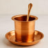 Panchpatra Pali with Plate Set in Copper for Puja