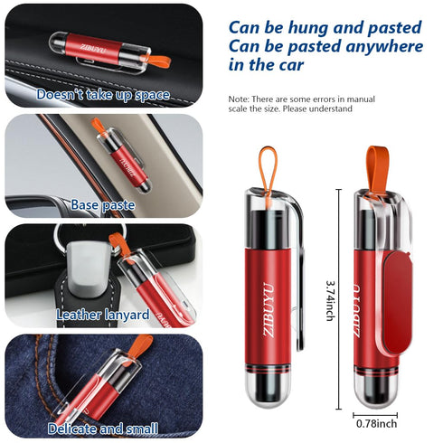Zibuyu Car Emergency Window Breaker Seat Belt Cutter