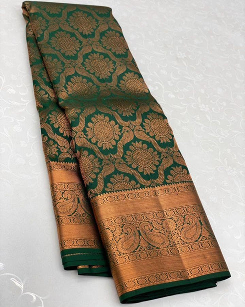 Vasthrlay Banarasi Unstitched Saree
