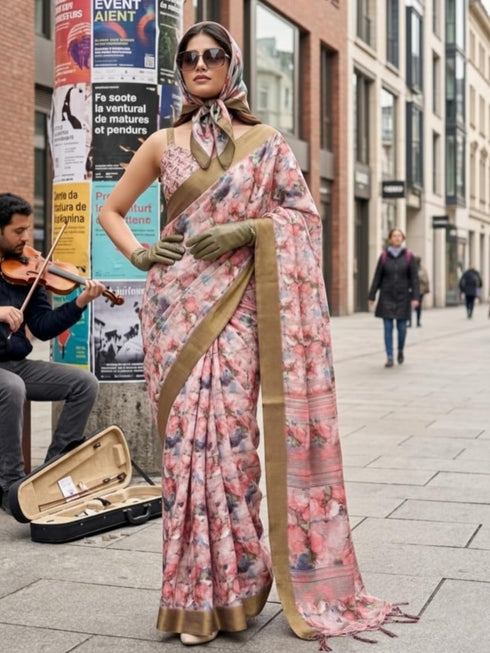 Vasthrlay Orange Traditional Az Ys Pushpa Ethnic Wear