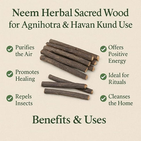 Neem Havan Samidha Sticks Neem Ki Lakdi 450g
