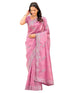 Vasthrlay Scalloped Embroidery Mustard Mustard Yellow Saree