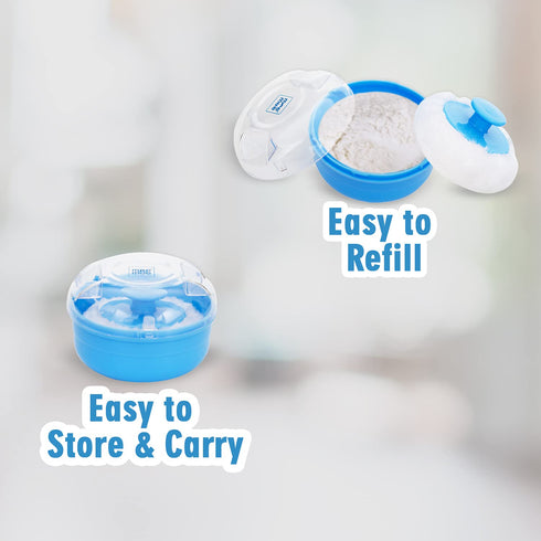 Mee Mee Soft Feel Powder Puff with Box Holder