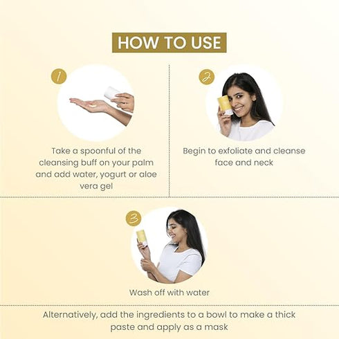 Earth Rhythm Gotu Kula White Turmeric Cleansing Buff