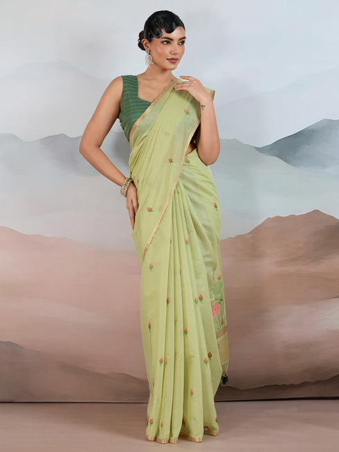 Vasthrlay Botanical Printed Unstitched Rj Ethnic Wear