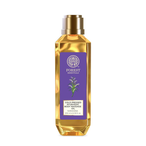 Forest Essentials Cold Pressed Ayurvedic Body Massage Oil Narayana