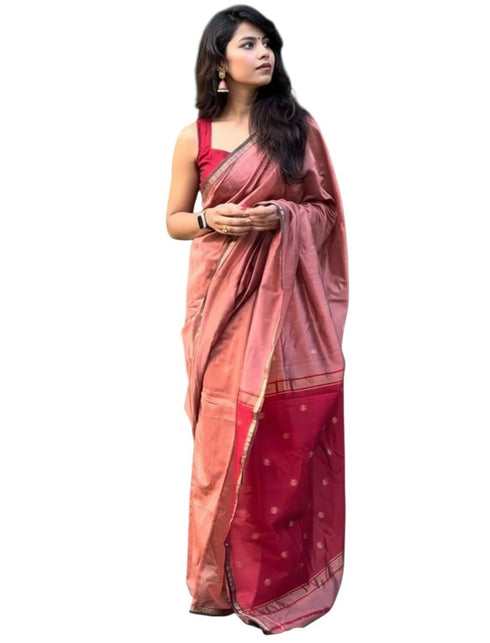 Vasthrlay Banarasi Unstitched Saree